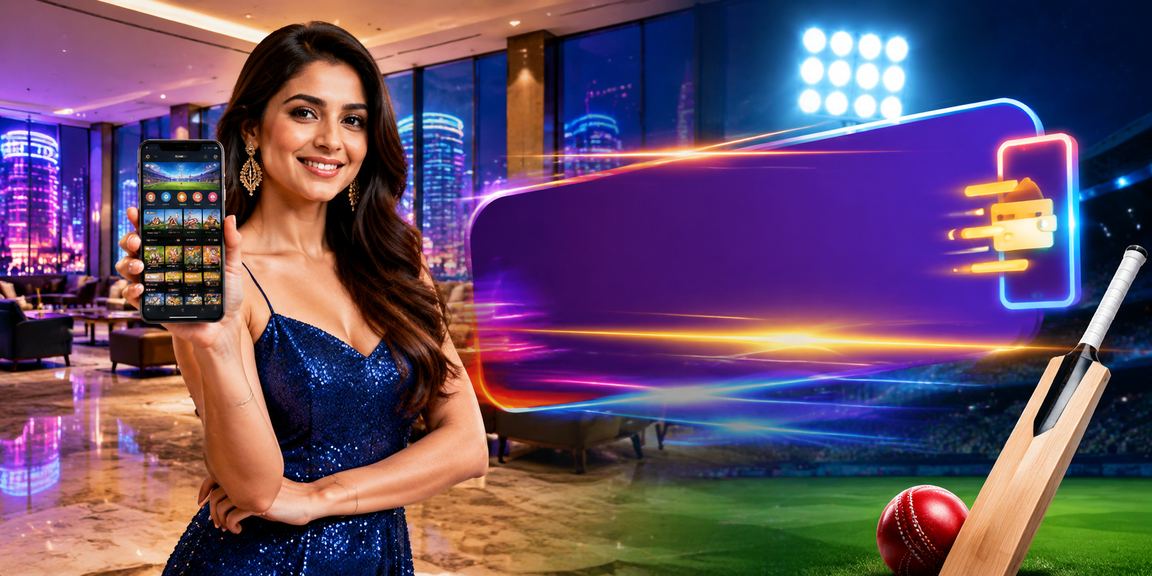 Illuminated night view of cricket betting in Delhi Connaught Place